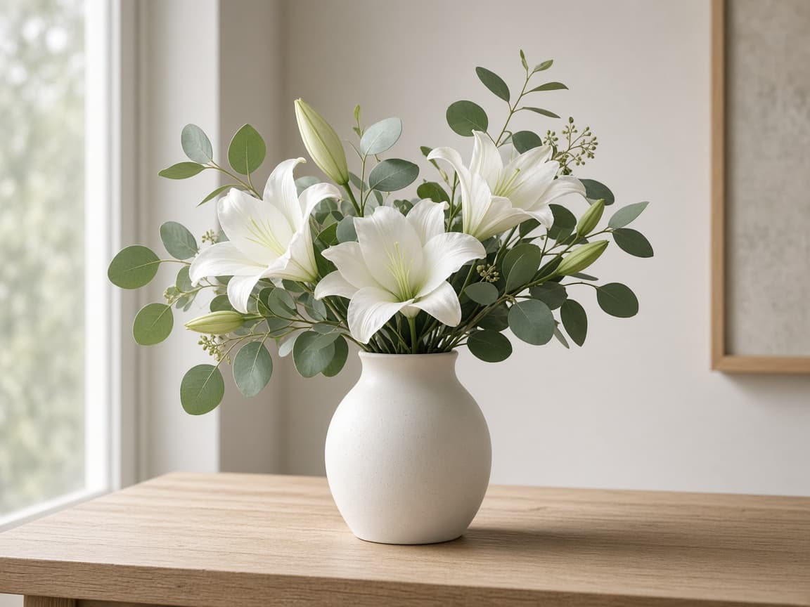 Sympathy flowers, a mood photograph